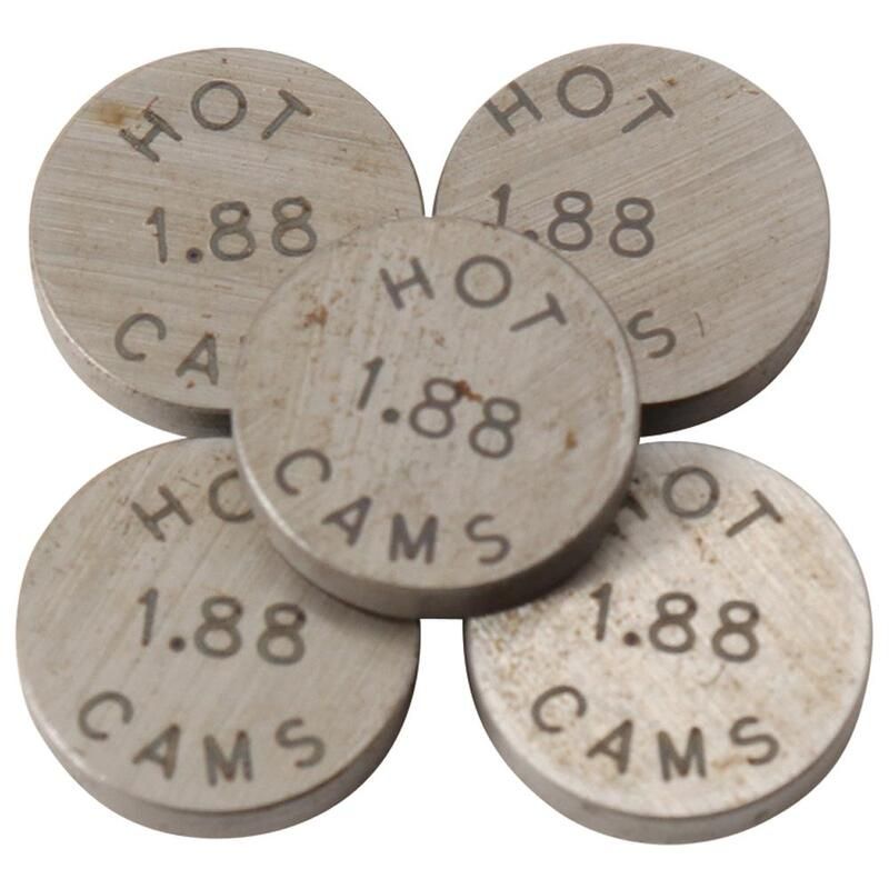 Pastilles de soupape HOT CAMS Ø8,90x1,88mm - jeu de 5