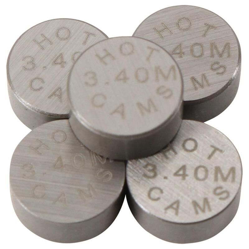 Pastilles de soupape HOT CAMS Ø7,48x3,40mm - jeu de 5