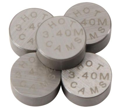 Pastilles de soupape HOT CAMS Ø7,48x3,40mm - jeu de 5