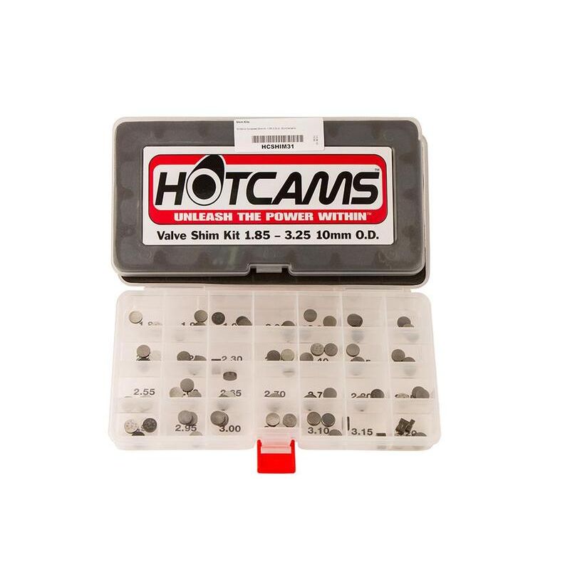 Coffret de pastilles de soupapes HOT CAMS Ø10,0x1.85 to 3.25mm - jeu de 3