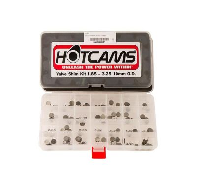 Coffret de pastilles de soupapes HOT CAMS Ø10,0x1.85 to 3.25mm - jeu de 3