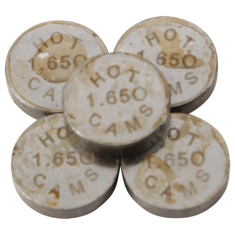 Pastilles de soupape HOT CAMS Ø7,48x1,65mm - jeu de 5