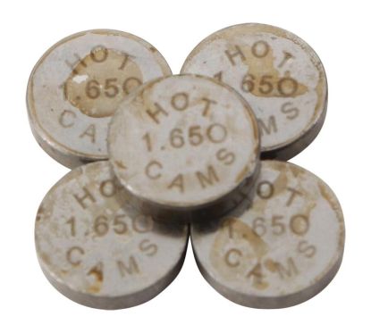 Pastilles de soupape HOT CAMS Ø7,48x1,65mm - jeu de 5