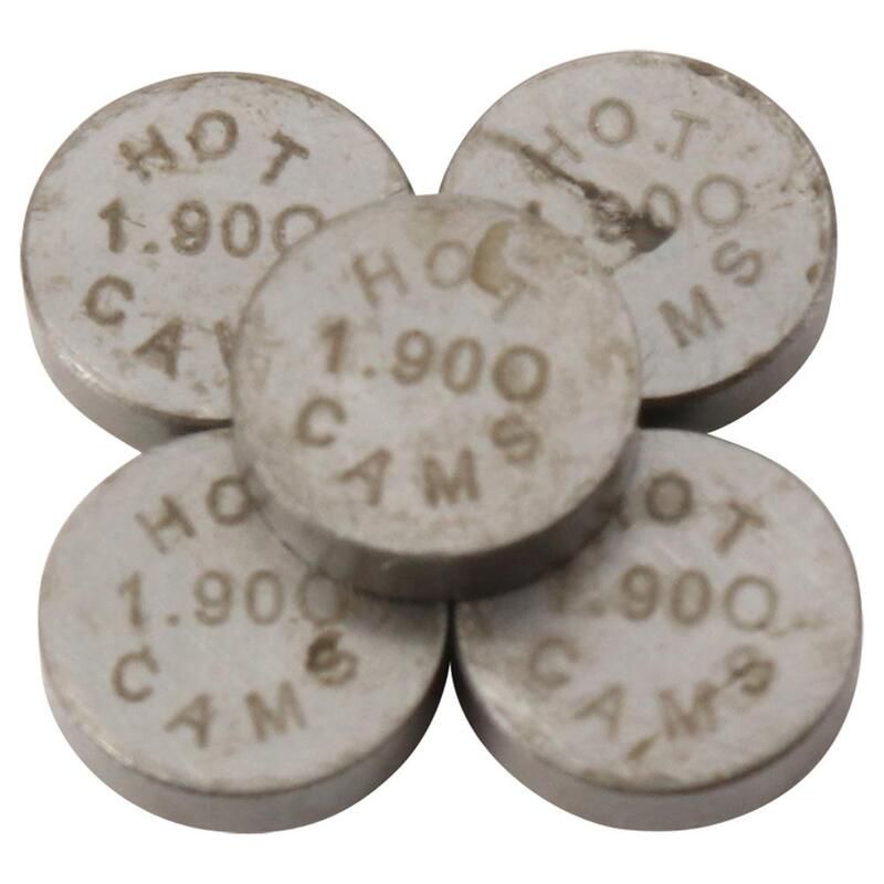Pastilles de soupape HOT CAMS Ø7,48x1,90mm - jeu de 5