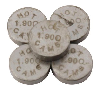Pastilles de soupape HOT CAMS Ø7,48x1,90mm - jeu de 5