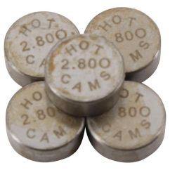 Pastilles de soupape HOT CAMS Ø7,48x2,80mm - jeu de 5