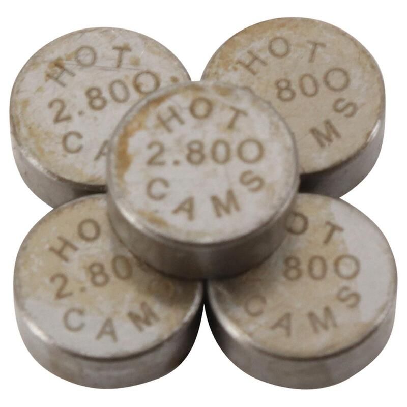 Pastilles de soupape HOT CAMS Ø7,48x2,80mm - jeu de 5