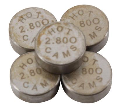 Pastilles de soupape HOT CAMS Ø7,48x2,80mm - jeu de 5