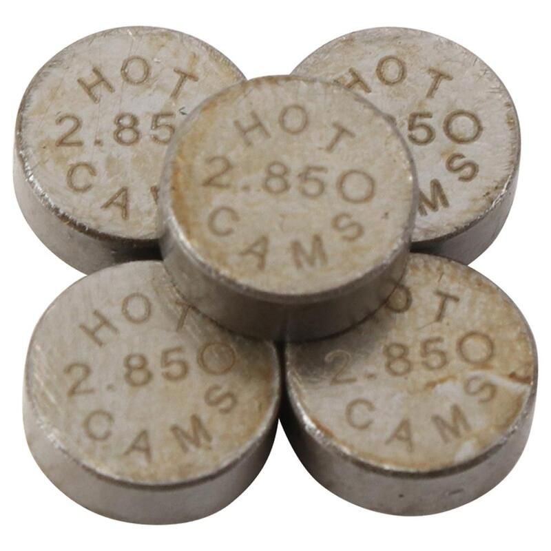 Pastilles de soupape HOT CAMS Ø7,48x2,85mm - jeu de 5
