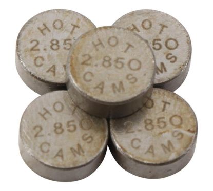 Pastilles de soupape HOT CAMS Ø7,48x2,85mm - jeu de 5