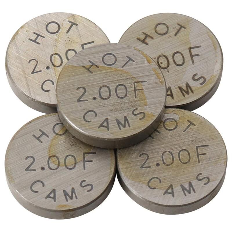 Pastilles de soupape HOT CAMS Ø10,0x2,00mm - jeu de 5