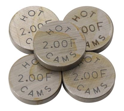 Pastilles de soupape HOT CAMS Ø10,0x2,00mm - jeu de 5