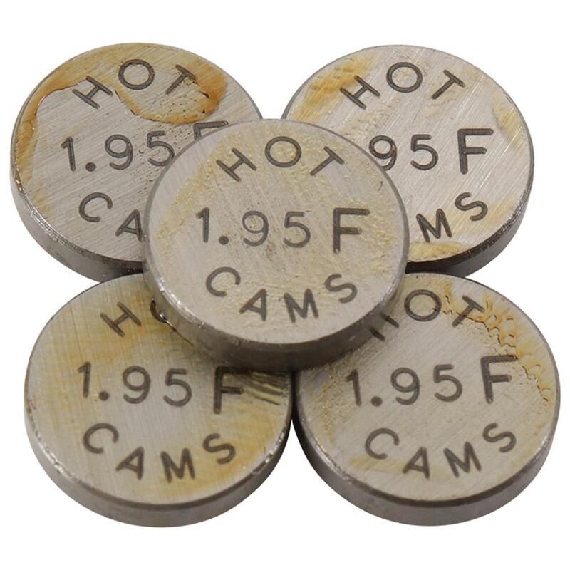Pastilles de soupape HOT CAMS Ø10,0x1,95mm - jeu de 5