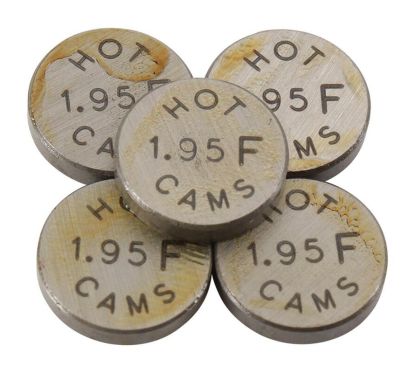 Pastilles de soupape HOT CAMS Ø10,0x1,95mm - jeu de 5