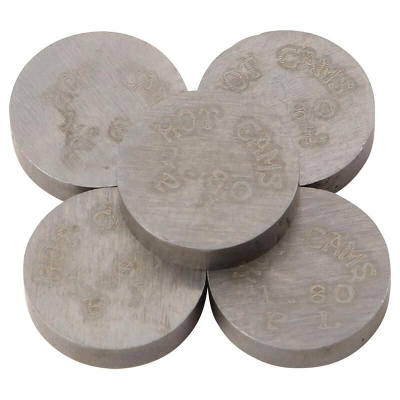 Pastilles de soupape HOT CAMS Ø7,48x1,80mm - jeu de 5