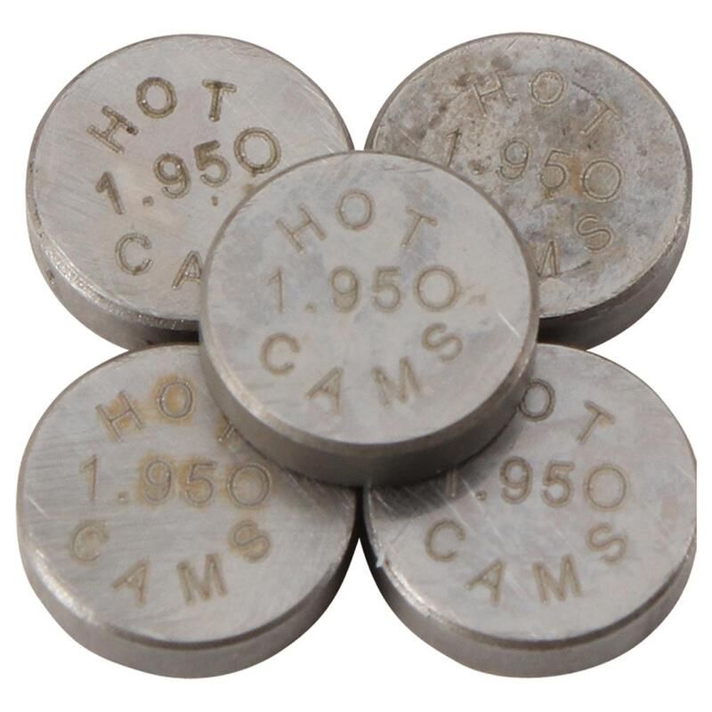 Pastilles de soupape HOT CAMS Ø7,48x1,95mm - jeu de 5