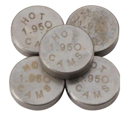 Pastilles de soupape HOT CAMS Ø7,48x1,95mm - jeu de 5