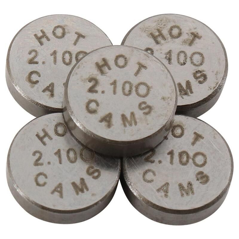 Pastilles de soupape HOT CAMS Ø7,48x2,10mm - jeu de 5
