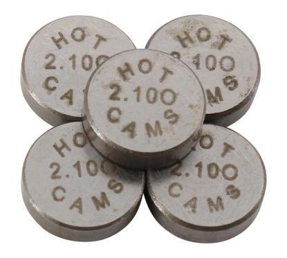 Pastilles de soupape HOT CAMS Ø7,48x2,10mm - jeu de 5