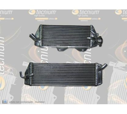Radiateur gauche TECNIUM Oversize - Kawasaki KX450F