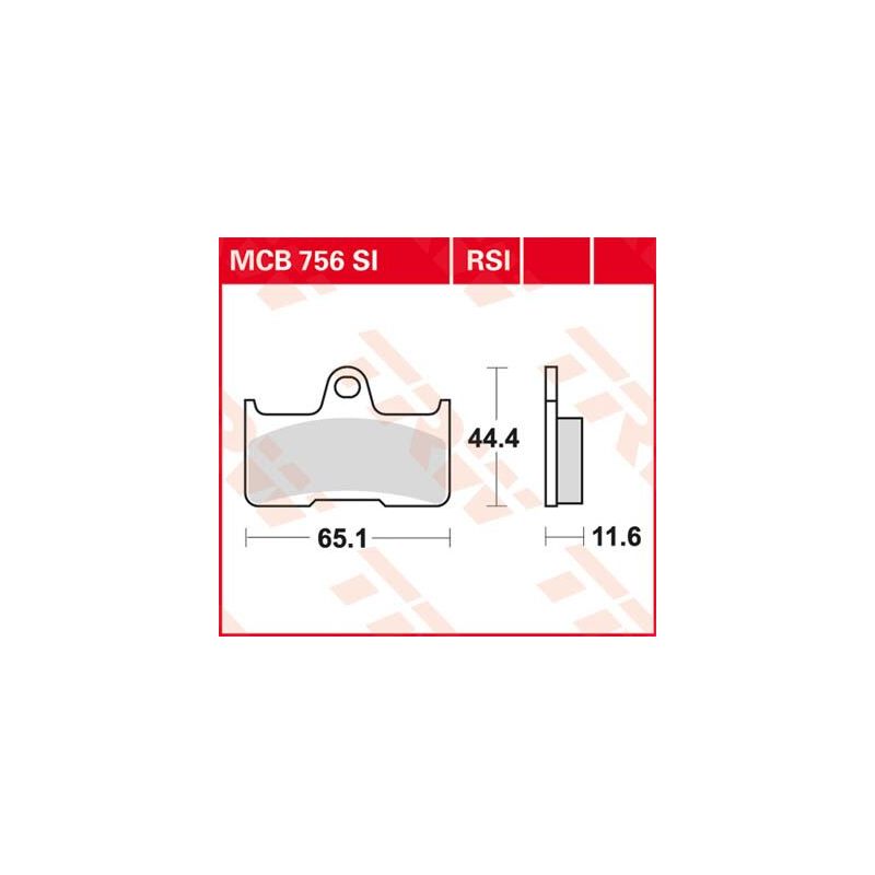 Plaquettes de Frein Off-Road Frittées Série SI