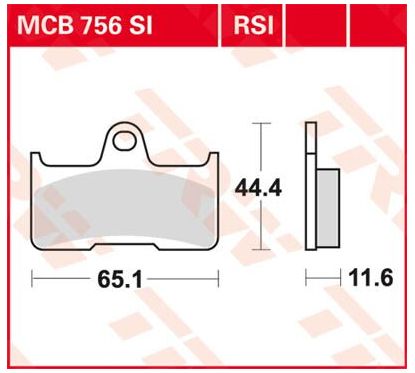 Plaquettes de Frein Off-Road Frittées Série SI