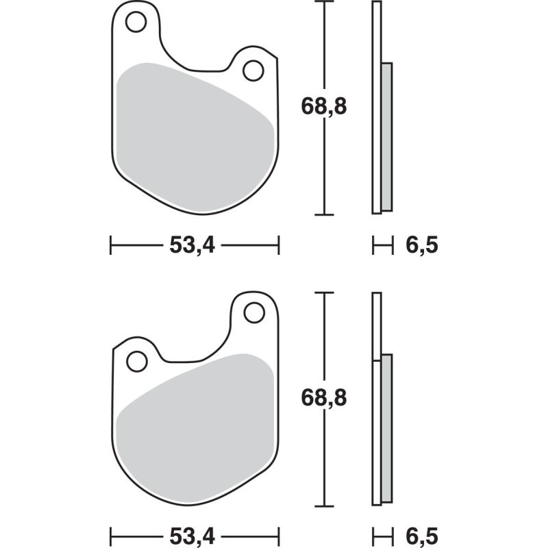 Plaquettes de frein en métal fritté polyvalentes
