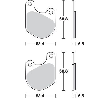 Plaquettes de frein en métal fritté polyvalentes