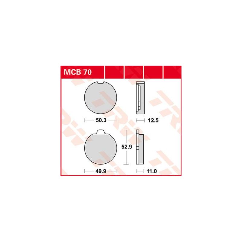 Plaquettes de frein en métal fritté polyvalentes