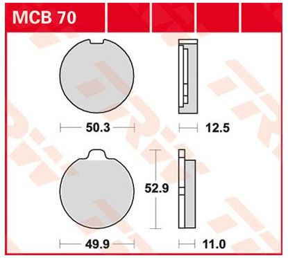 Plaquettes de frein en métal fritté polyvalentes