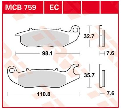 Plaquettes de frein en métal fritté polyvalentes