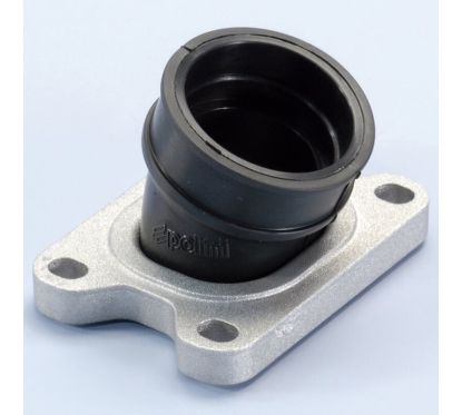 Polini intake manifold with 30 mm inlet for Minarelli AM6-Derbi engines (215.0428)