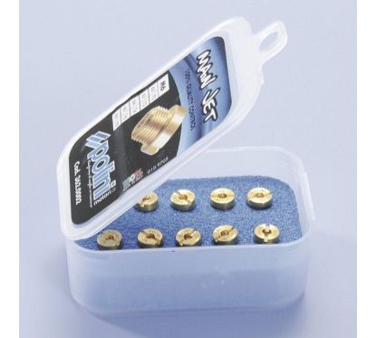Polini main jet pack. 10 jets (Dell'Orto type) of 6 mm, 120/138 (362.0005)