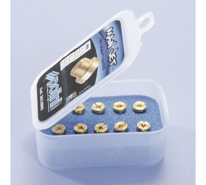 Polini jet pack. 10 jets (Dell'Orto type) of 5 mm, size 100 to 109 (360.0006)