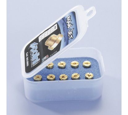 Polini jet pack. 10 jets (Dell'Orto type) of 5 mm, size 110 to 128 (360.0007)