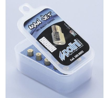 Polini main jets pack. 10 jets for Mikuni carburetor, 280/370 (380.0005)