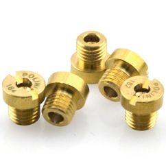 Bag of 5 jets Polini Dell'Orto 6 mm. 104