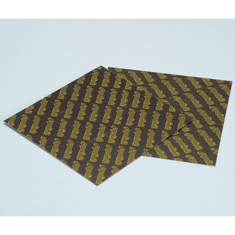 Polini carbon fiber reed sheets: 2 sheets of 110x100 mm and 0.25 mm thickness (213.0599)