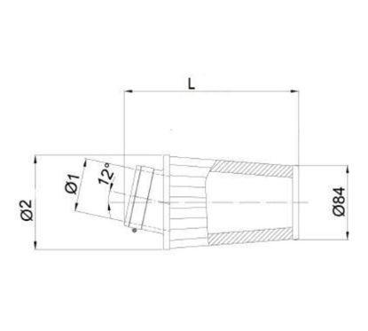 Filtre à air BMC conique Ø65mm - FBSA65-128