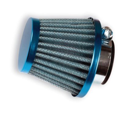 Filtre à air conique V PARTS papier Ø28mm chrome - L309