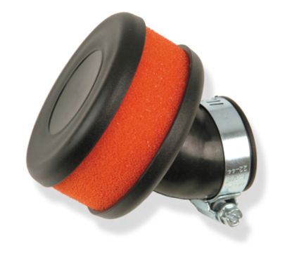 Filtre à air V PARTS mousse 45° Ø28mm rouge - PW1