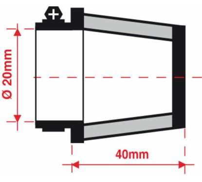 Filtre de reniflard d'huile BMC Ø20mm - FBSA20-40