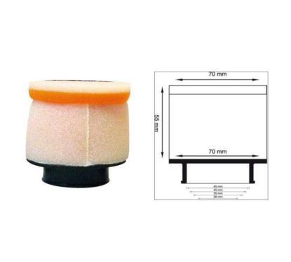 Filtre à air cylindrique TWIN AIR Ø28mm - 158973