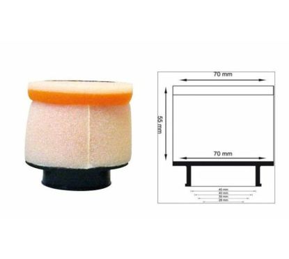 Filtre à air cylindrique TWIN AIR Ø63mm - 158722