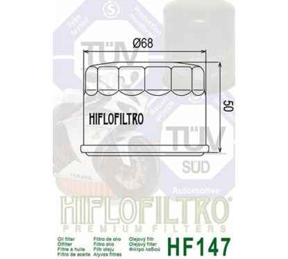 Filtre à huile HIFLOFILTRO - HF147