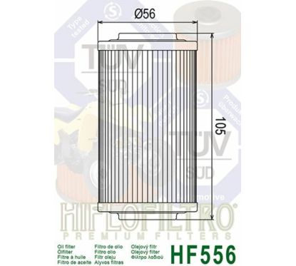 Filtre à huile HIFLOFILTRO - HF556
