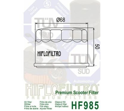 Filtre à huile HIFLOFILTRO - HF985