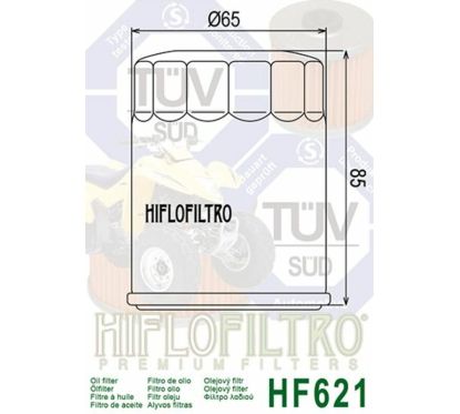 Filtre à huile HIFLOFILTRO - HF621