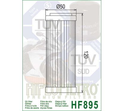 Filtre à huile HIFLOFILTRO - HF895 - Ural Motorcycle 750 (10-13)
