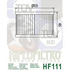 Filtre à huile HIFLOFILTRO - HF111
